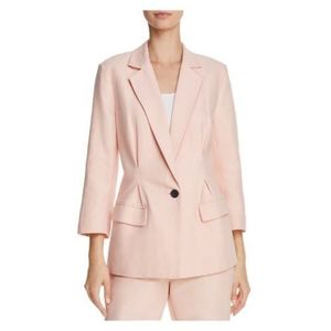 Joie Linen Blush Single Button Blazer